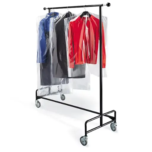 [RHV15] Housse plastique pour vêtements avec fermeture à curseur.
